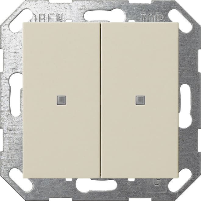 GIRA - GIR517301 PULS. BIL. 2-M ONEKNX SYSTEM 55 BIANCO C