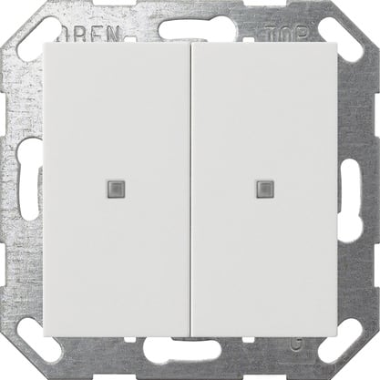 GIRA - GGI517303 PULS. BIL. 2-M ONEKNX SYSTEM 55 BNC PURO