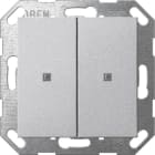GIRA - GGI517326 PULS. BIL. 2-M ONEKNX SYSTEM 55 C.ALLUM.