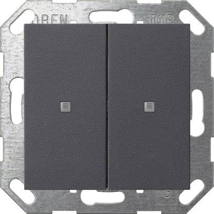 GIRA - GGI517328 PULS. BIL. 2-M ONEKNX SYSTEM 55 ANTRACIT