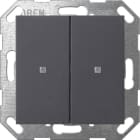 GIRA - GGI517328 PULS. BIL. 2-M ONEKNX SYSTEM 55 ANTRACIT