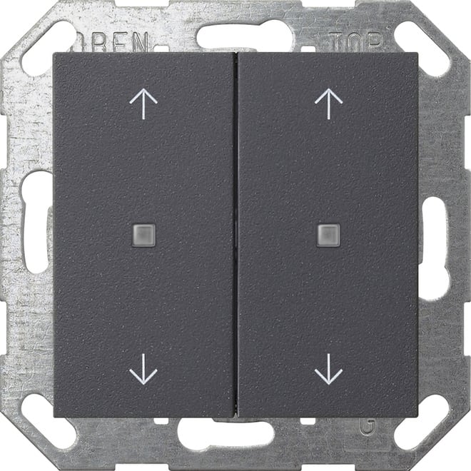 GIRA - GIR517428 PULS. BIL. 2-M FRECCE ONEKNX