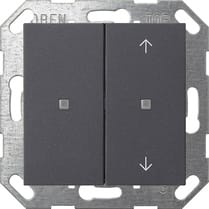 GIRA - GGI517528 PULS. BIL. 2-M N.STAMP./FRECCE ONEKNX