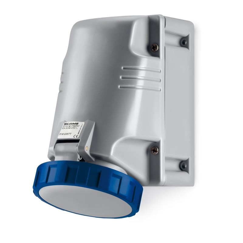 SCAME PARRE SPA - SCA518.12553T PRESA PARETE 2P+T IP66/IP67 125A 6H