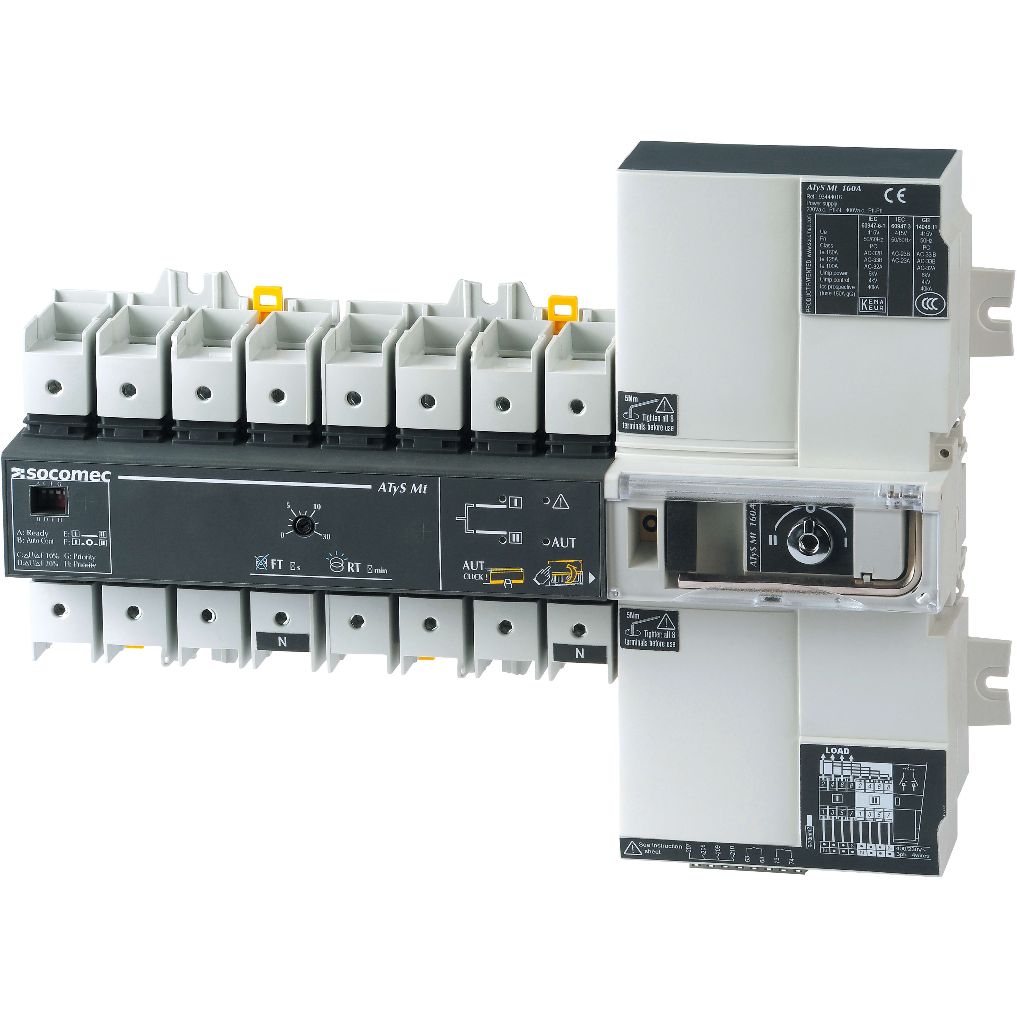 SOCOMEC - SOC93444010 ATYS T M - 4P 100A 230/400VAC
