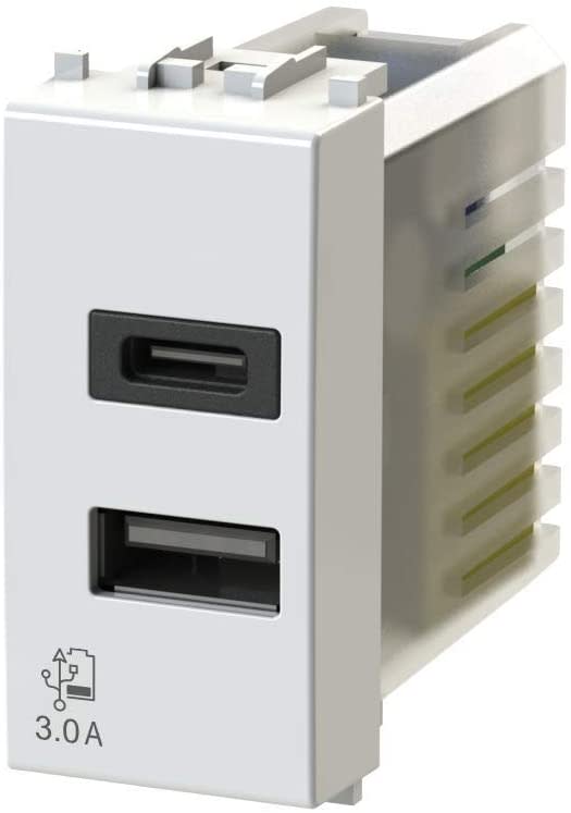 4 BOX SRL - 4BX4B.V14.USB.30 USB 3.0 VIMAR PLANA BIANCA