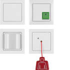 BERKER - BRK52006099 SET CHIAMATA EMERGENZA + CORN.Q3 BI.P.