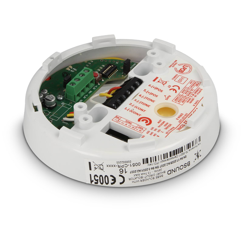 IESS SRL - EAA52108 AVVISATORE ACUSTICO SU BASE CON ISOLATOR