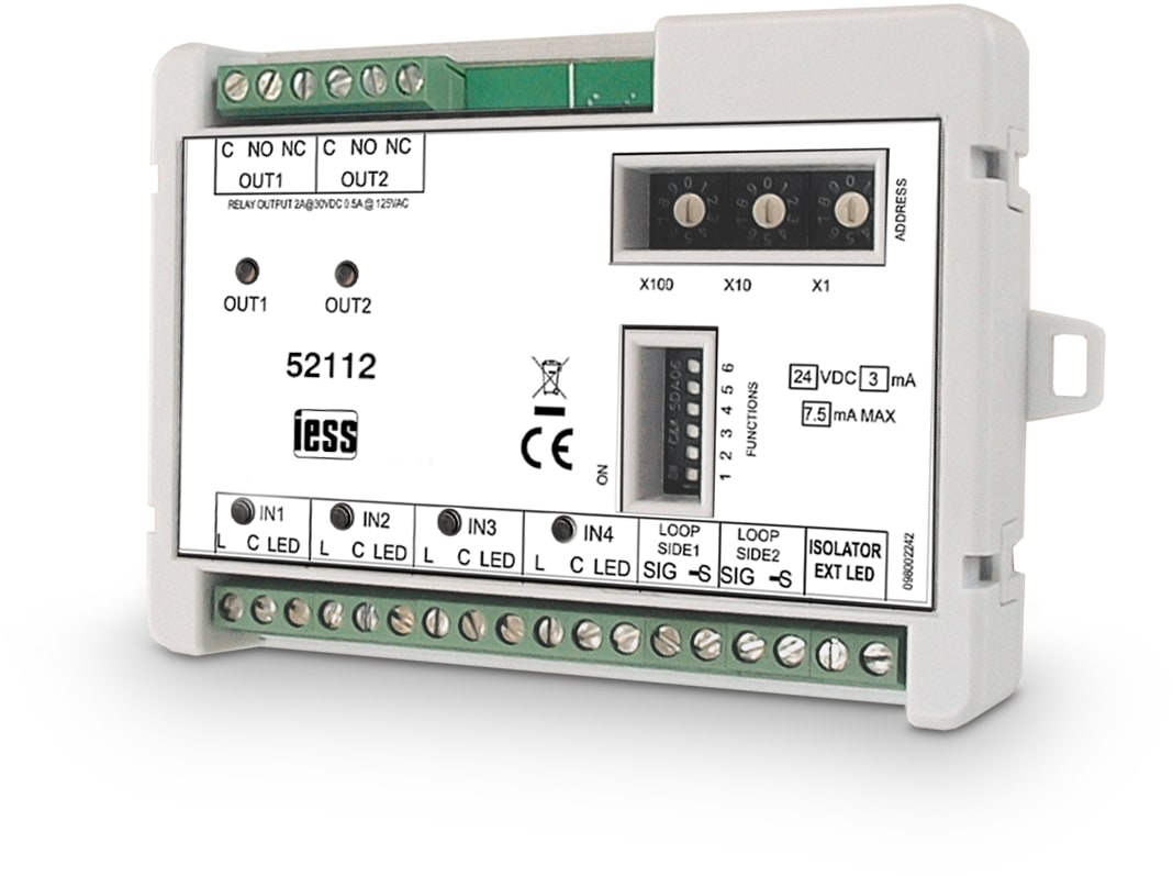 IESS SRL - EAA52112 MODULO ANAL.IND. 2 PORTE CON ISOLATORE