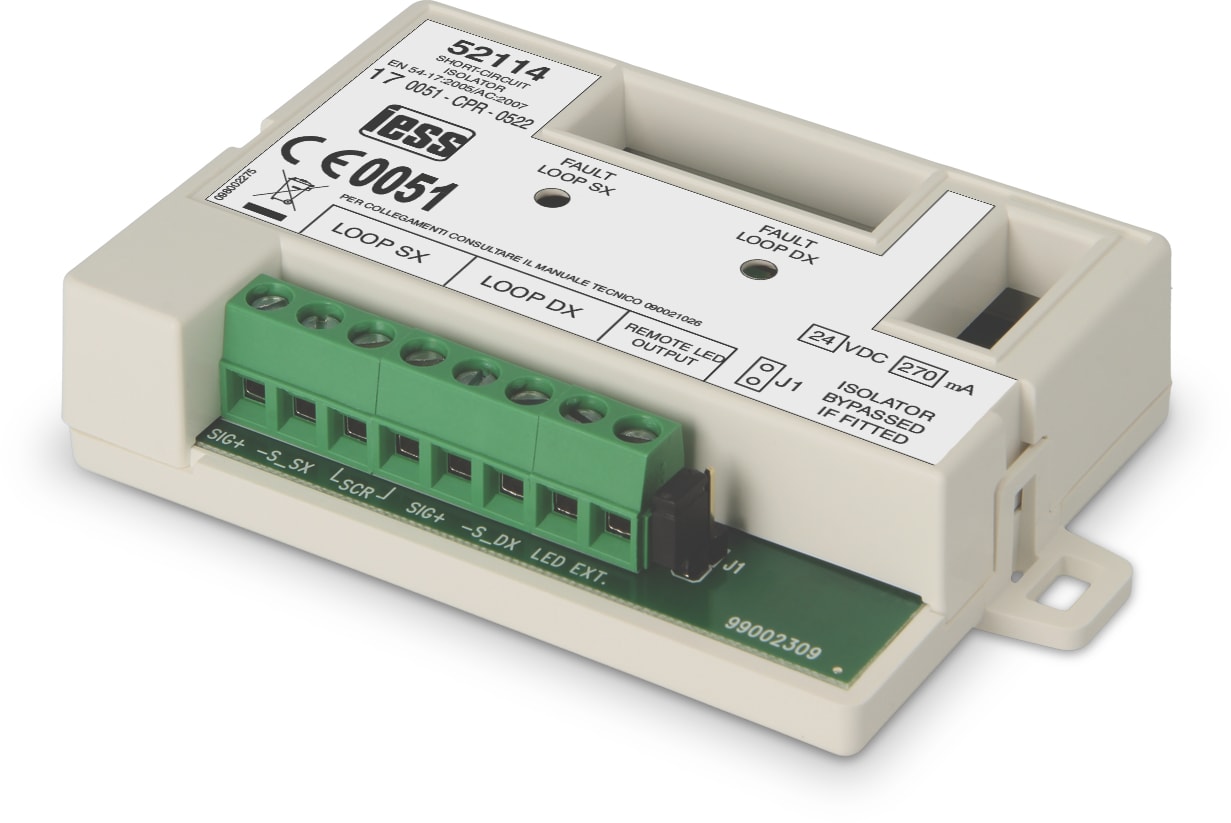 IESS SRL - EAA52114 ISOLATORE DI LINEA LOOP ANALOGICO INDIR.