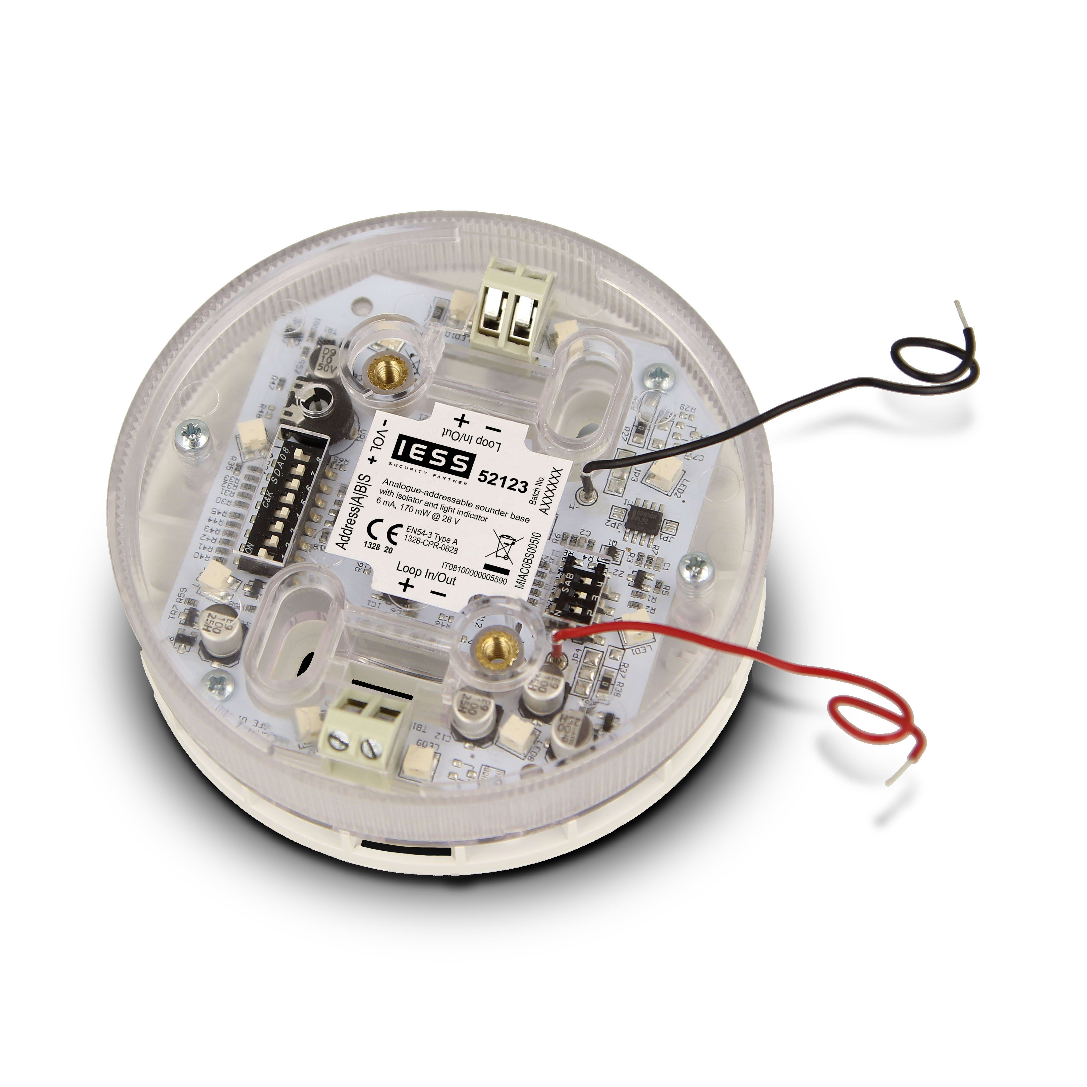 IESS SRL - EAA52123 SEGNALATORE OTTICO-ACUSTICO SU BASE IE