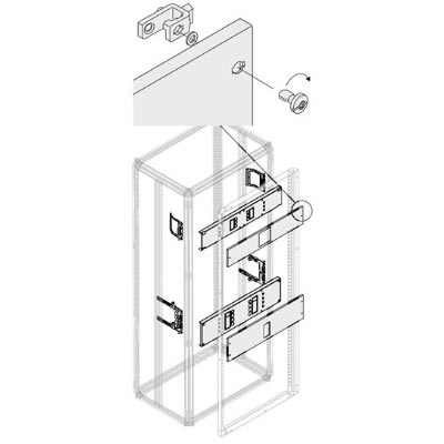 ABB SPA - ABBPHCX4400 KIT XT4 3-4P ESTR. MRD INST.OR. L=600MM