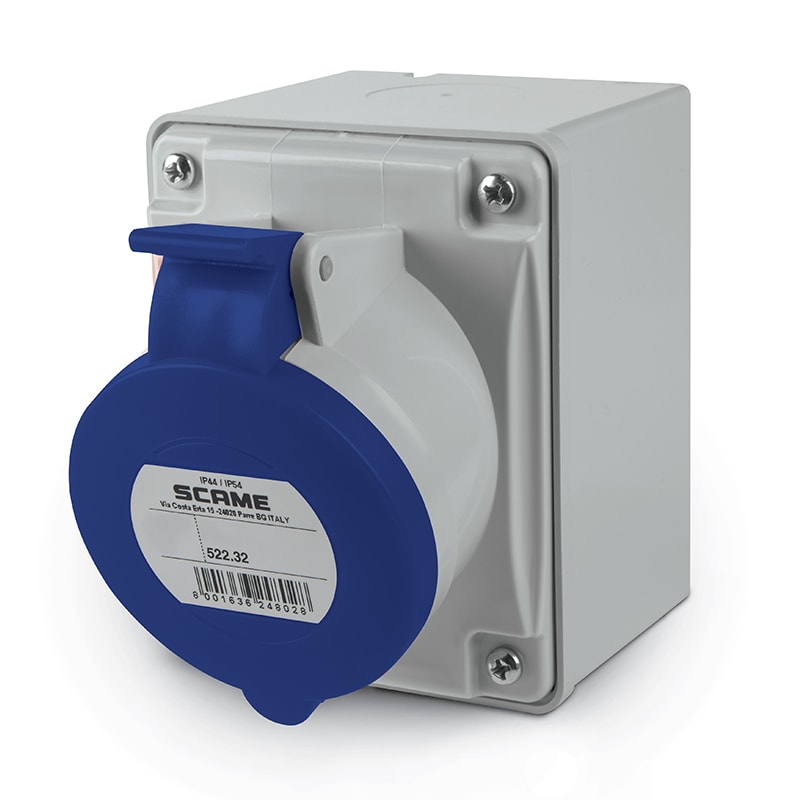 SCAME PARRE SPA - SCA522.3254 PRESA PAR.C/DIR.3P+T 32A 44 9H