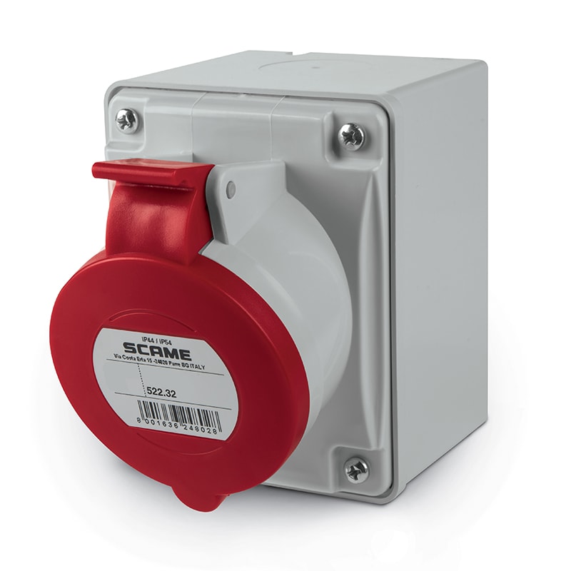 SCAME PARRE SPA - SCA522.3256 PRESA PAR.C/DIR.3P+T 32A 44 6H
