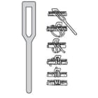 SEM - SEM5232 FASCETTA DI ZINCO L = 180 MM.