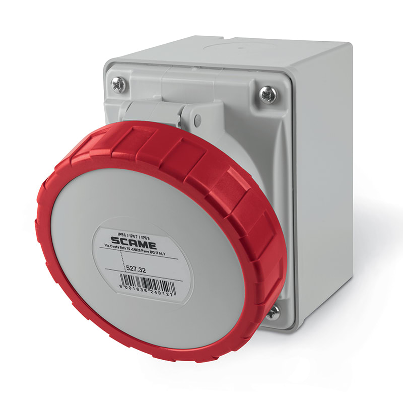 SCAME PARRE SPA - SCA527.3258 PRESA PAR.C/DIR.2P+T 32A 67 9H