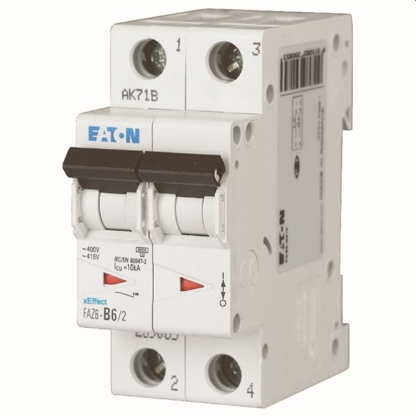 EATON - EAO168077 FAZ6-D50/2 INT. MT 6KA 2P D 50A