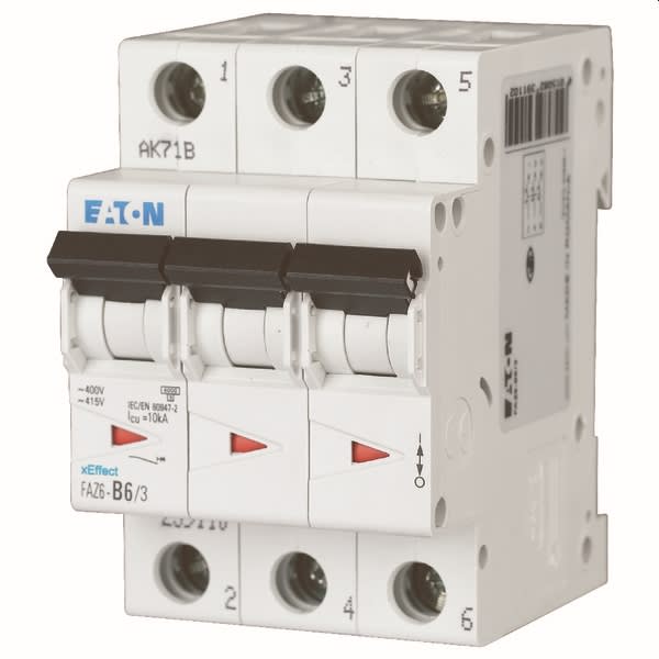 EATON - EAO239116 FAZ6-B32/3 INT. MT 6KA 3P B 32A