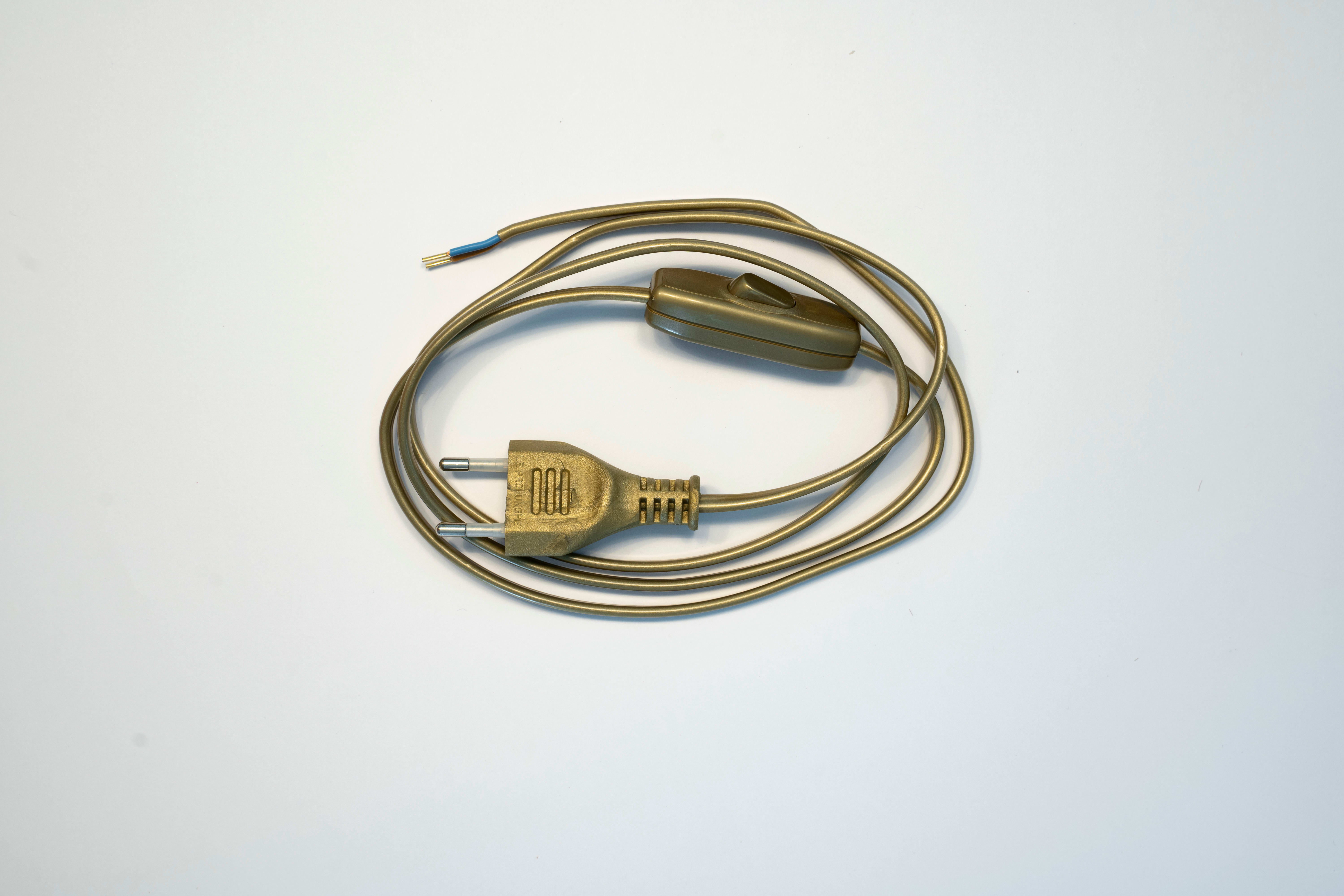 LE PROLUNGHE SAS - PRG5300/OR CABLAGGIO X ILLUMINAZ. 2X0.75 MT1.50 ORO