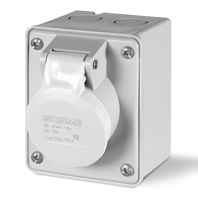 SCAME PARRE SPA - SCA530.3213 PRESA PARETE 3P 32A 42V