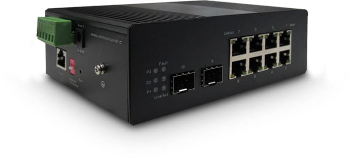 IESS SRL - EAA53063 SWITCH POE+ MANAGED INDUSTRIALE DIN 8P 2
