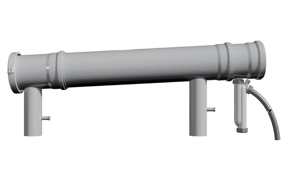 INTERGAS - IGS53101160 SCARICO FUMI BASE X CASCATE 125/80/80 +S