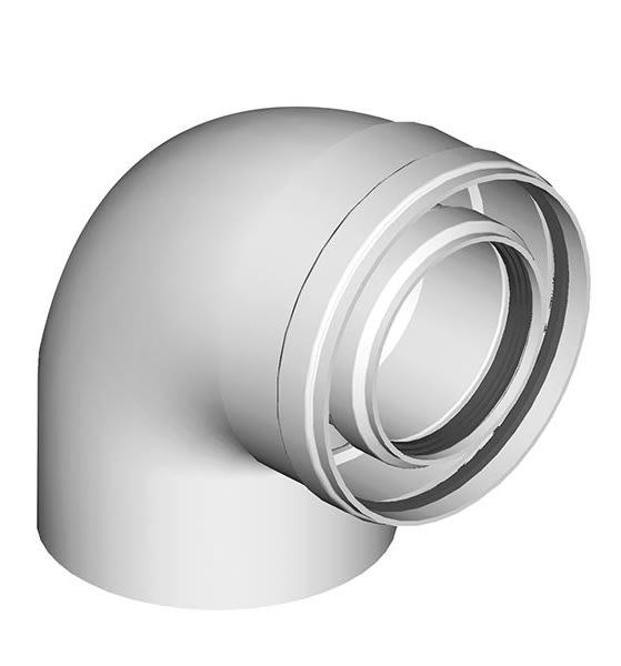 INTERGAS - IGS53102221 CURVA COASSIALE PP 60/100 90G