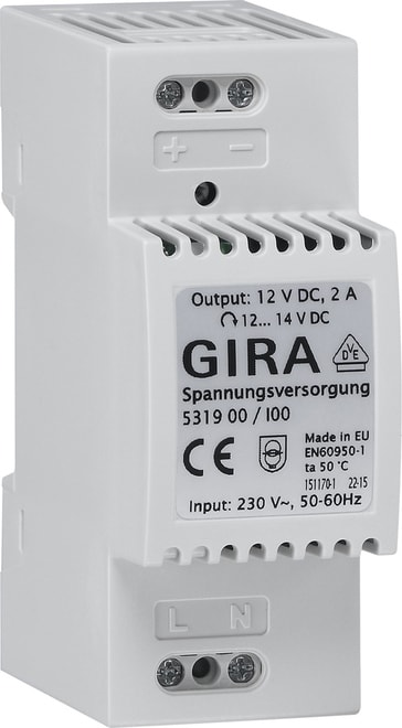 GIRA - GGI531900 ALIM.TENS. 12 V DC 2A AMG