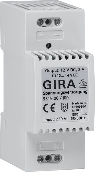 GIRA - GGI531900 TENSIONE ALIMENTAZ. 12 V DC 2A AMG ELETT