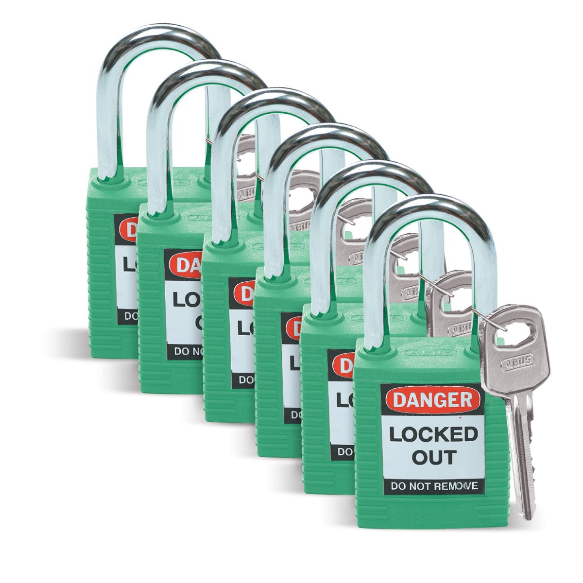 BRADY ITALIA - MOD051345 LUCCHETTI DI SICUREZZA BRADY - 6 PEZZI