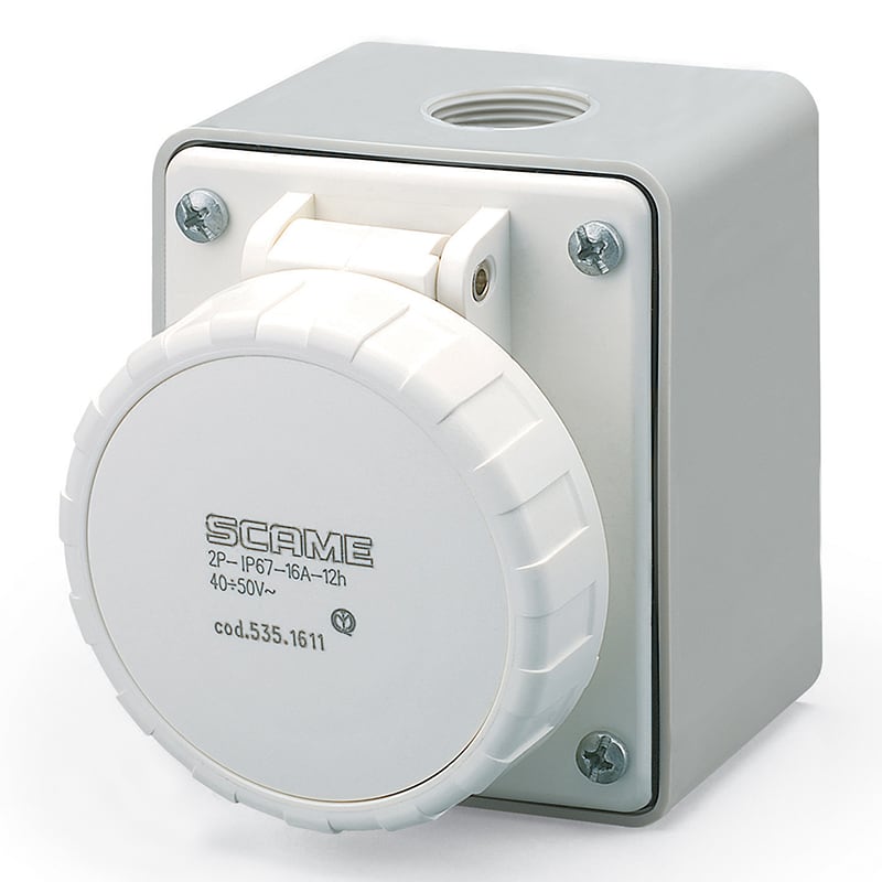 SCAME PARRE SPA - SCA535.1611 PRESA PAR.<50V 2P 16A 12H IP67
