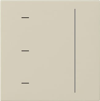 GIRA - GGI536501 PNL.TATTILE S3000 SYSTEM 55 BNC CREMA