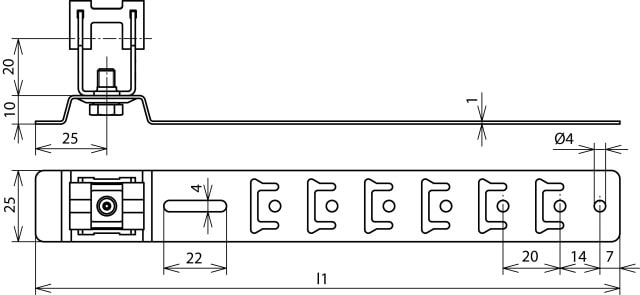 DEHN ITALIA SPA - DEH206227 STAFFA PORTAFILO PER TETTI UNIGRIP CU