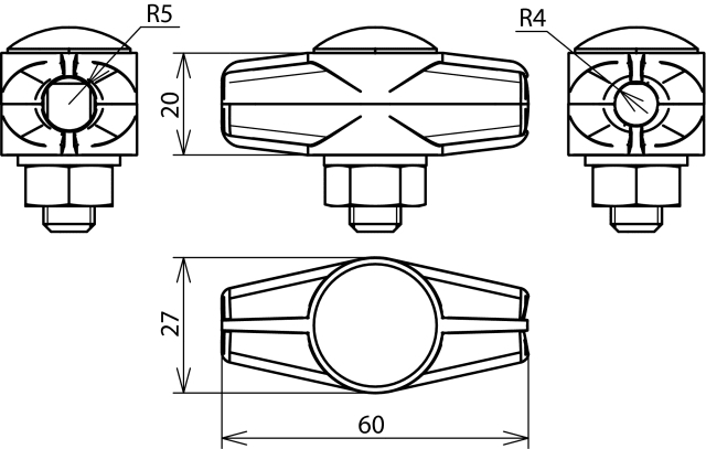 DEHN ITALIA SPA - DEH463010 MORSETTO DI SEZIONAMENTO ES