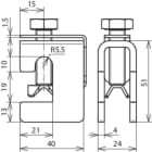 DEHN ITALIA SPA - DEH372018 MORSETTO DI CONNESSIONE IN FE/TZN