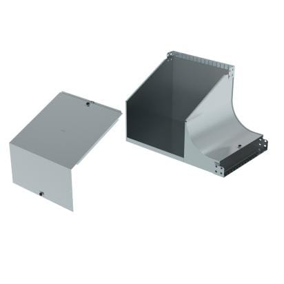 LEGRAND - LEGAG400L P31-CURVA DX VAR. P SALITA 400X75 INOX 3