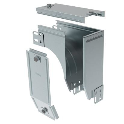 LEGRAND - LEGAY075L P31-CURVA SX VAR. PIANO DIS. 75X75 316L