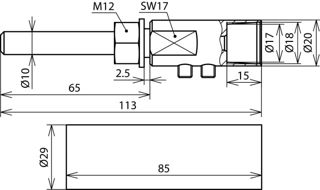 DEHN ITALIA SPA - DEH819299 ELEMENTO DI CONNESSIONE HVI-LIGHT
