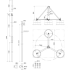 DEHN ITALIA SPA - DEH819371 TUBO PORTANTE 3,2M, ASTA 1,0M, HVI TRIPO