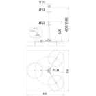 DEHN ITALIA SPA - DEH105469 TRIPODE VARIABILE PER HVI