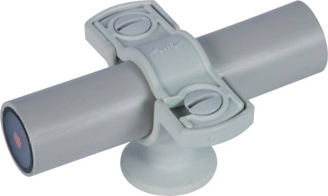 DEHN ITALIA SPA - DEH275225 Staffa portafilo PA grigio per conduttura HVI D 23mm con rivestimento D 30mm e IG M8