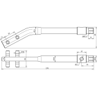 DEHN ITALIA SPA - DEH595000 ATTREZZO RADDRIZZAFILO SAGOMATO IN FE/BR