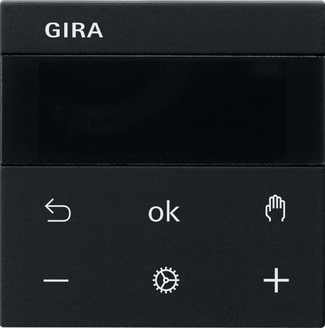 GIRA - GGI5393005 S3000 RTA DISPLAY SYSTEM 55 NERO O