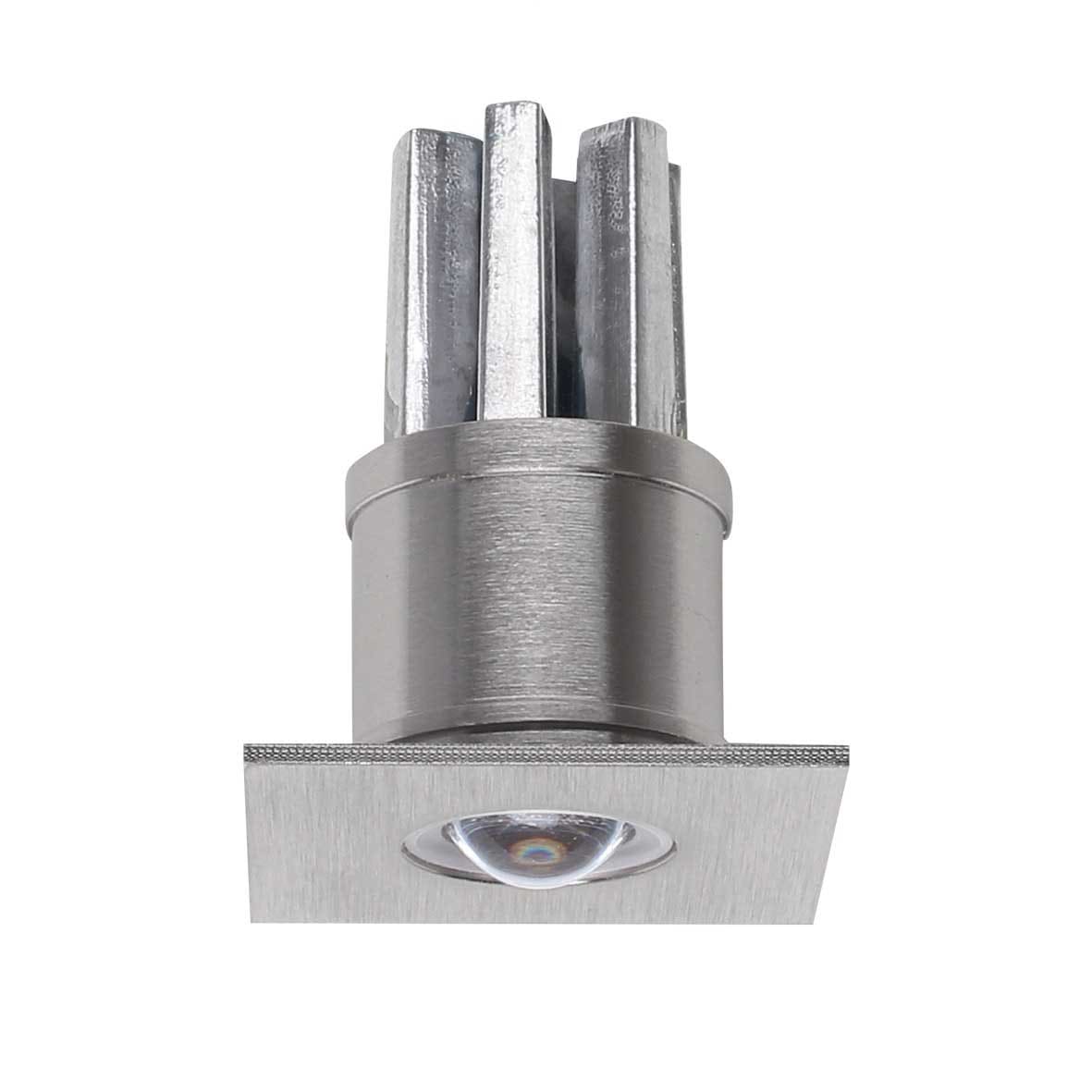 LINEA LIGHT (ILED) - ILD85062M10 NITUM-Q 10 QUADRO 1LED 2W NIKEL SP