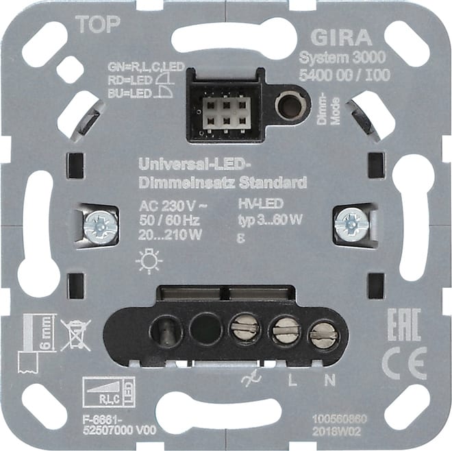 GIRA - GGI540000 MOD.DIM.LED UNIV. S3000 STANDARD
