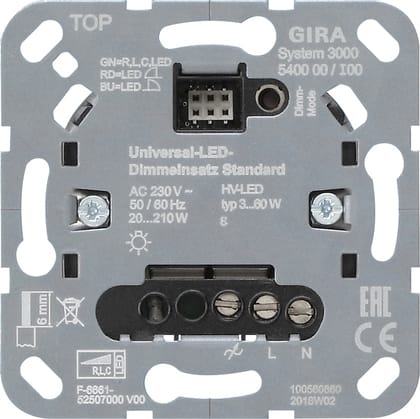 GIRA - GGI540000 MOD.DIMM.LED UNI. S3000 STD MODULO
