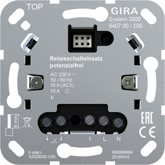GIRA - GGI540700 MOD.INT.RELE POT.ZERO S3000