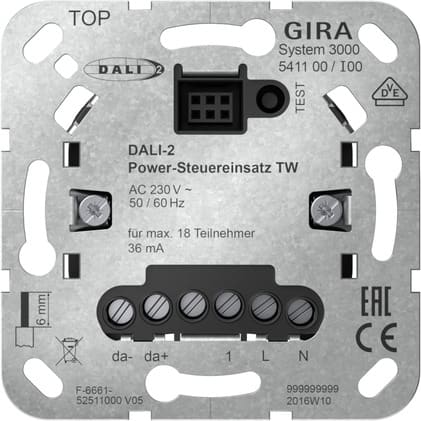 GIRA - GGI541100 mod.contr.Power DALI-2 S3000 TW Modulo