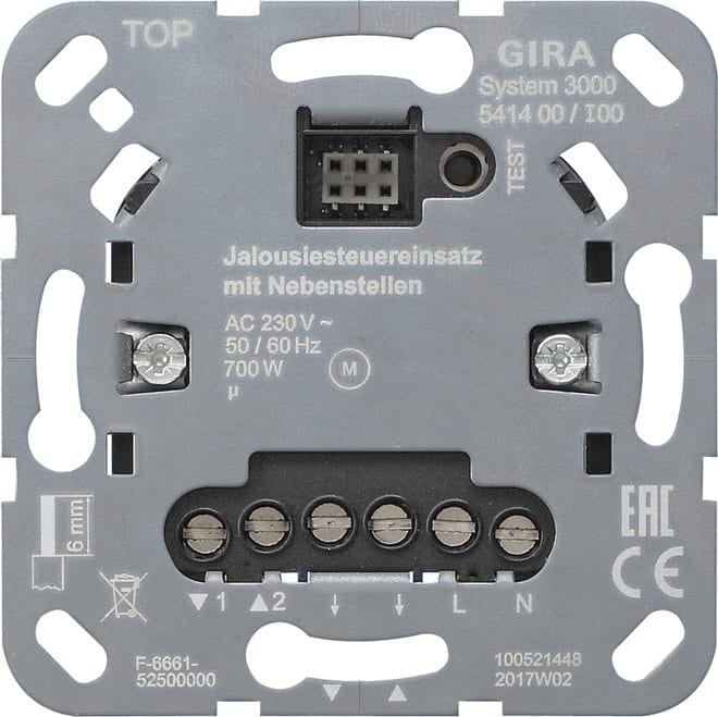 GIRA - GIR541400 COM.VEN. S3000 + INGR.APP.DER. MODULO