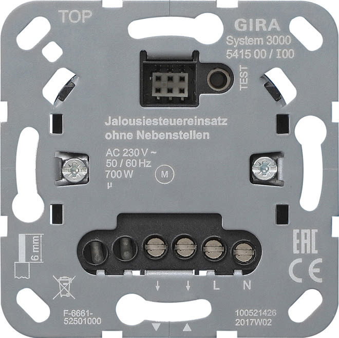 GIRA - GIR541500 MOD.COM.VEN. S3000 S/INGR.APP.DER. MODUL